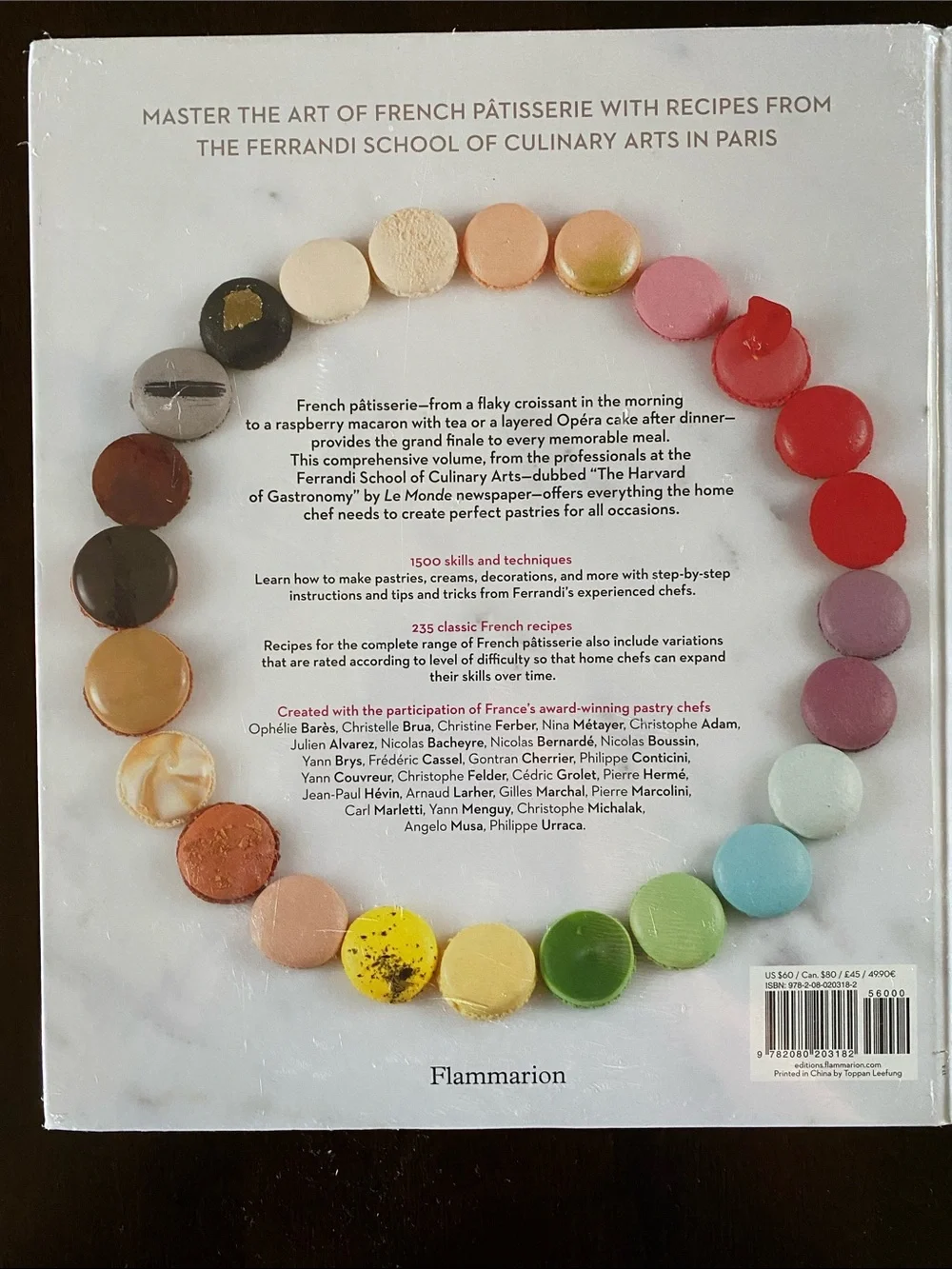 Ferrandi Paris French Pâtisserie Cookbook